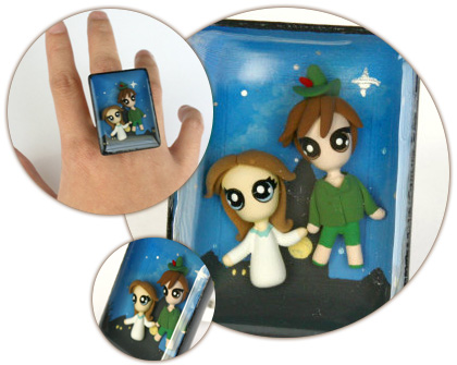 Peter Pan and Wendy Bubble Ring Peter Pan and Wendy Bubble Ring