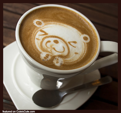 Super cute latte art