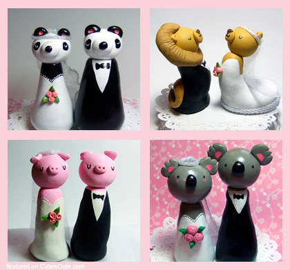 The Happy Acorn Cake toppers