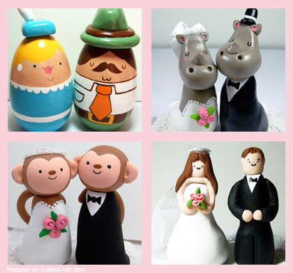 The Happy Acorn Cake toppers