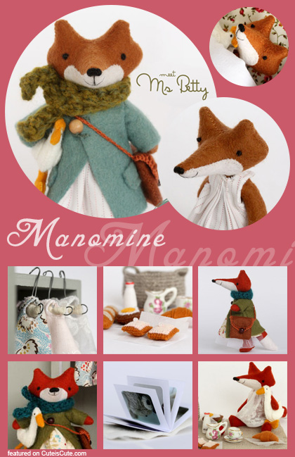 Manomine Cute Fox doll