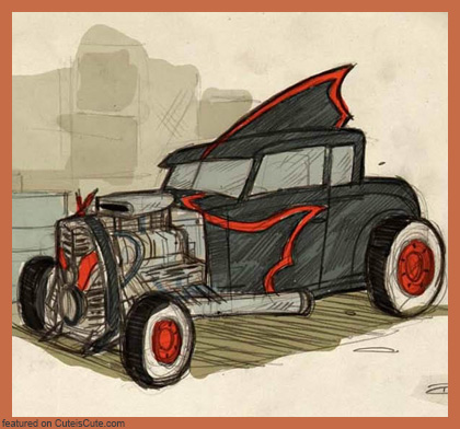 Rockabilly Batman Concept Art