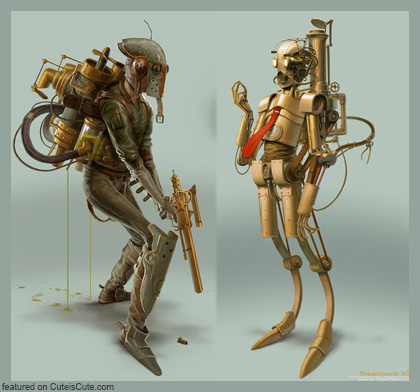 Steampunk Star Wars concept art
