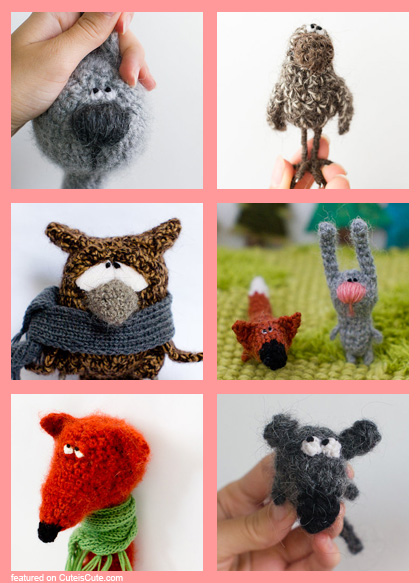 Adorable crochet toys